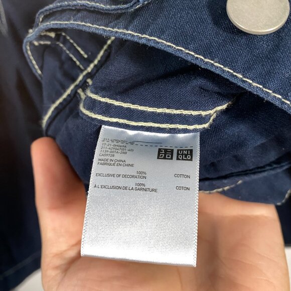 J.W.Anderson x Uniqlo Contrast Stitch Trucker Jacket Size XL - Picture 4 of 7